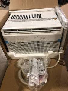 LG 6,000 BTU 115-Volt Window Air Conditioner Cools 250 sq. ft with Remote in White Customer Returns See Pictures