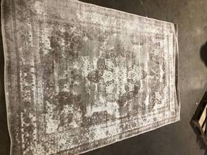 Unique Loom Sofia Salle Garnier Beige 5 0 x 8 0 Area Rug   Customer Returns See Pictures