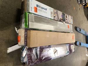 Lot of Assorted Flooring Various Models and Conditions     Customer Returns See Pictures