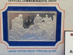 �70�s Art Bar.� 1.86 Troy Oz Sterling Silver. Actual Silver Weight is 1.72 Troy Oz each bar.