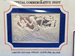 �70�s Art Bar.� 1.86 Troy Oz Sterling Silver. Actual Silver Weight is 1.72 Troy Oz each bar.