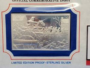 �70�s Art Bar.� 1.86 Troy Oz Sterling Silver. Actual Silver Weight is 1.72 Troy Oz each bar.