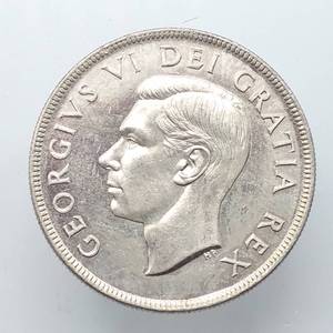 1952 Canada Silver Dollar--Higher Grade, 3 WL, Mintage 406,148 for all 1952 Dollars--80% Silver