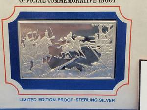 �70�s Art Bar.� 1.86 Troy Oz Sterling Silver. Actual Silver Weight is 1.72 Troy Oz each bar.