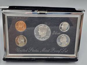1998 US Mint Premier Silver Proof Set--OGP--Half Dolar, Quarter & Dime are 90% Silver