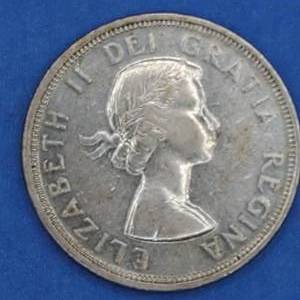 1954 Canada Silver Dollar--Higher Grade--80% Silver