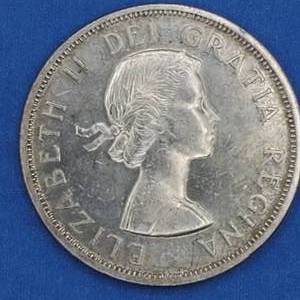 1959 Canada Silver Dollar--Higher Grade--80% Silver
