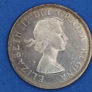 1962 Canada Silver Dollar--Higher Grade--80% Silver