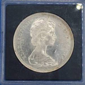 1967 Canada Silver Dollar, Flying Goose--Higher Grade--80% Silver