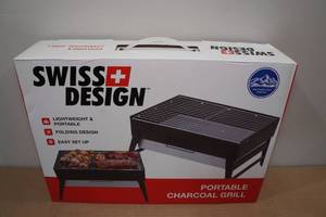 lot 41 image: Swiss Design Portable Charcoal Grill