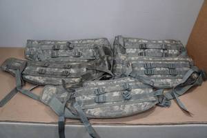 lot 70 image: 5 Molle II Molded Waistbelts