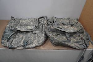 lot 77 image: 2 Military Rucksacks