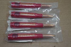 lot 95 image: 4 Lucky Shot Fireman 50 Cal Bottle Openers