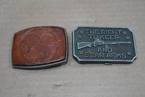 lot 125 image: 2 Belt Buckles