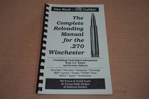 lot 177 image: Complete Reloading Manual for the .270 Winchester