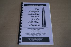 lot 179 image: Complete Reloading Manual for the .300 Win Mag