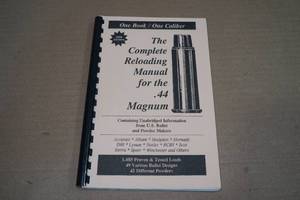 lot 182 image: Complete Reloading Manual for the .44 Magnum