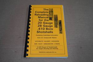 lot 184 image: Complete Reloading Manual for the 20 & 28 Gauge & .410 Bore Shotshells