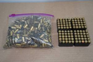 lot 188 image: Empty 9mm Luger Casings