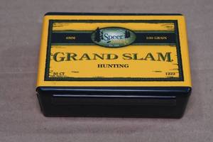 lot 213 image: 50 Speer 6mm .243 100 Gr Grand Slam SP Bullets