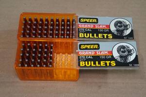 lot 218 image: 80 Speer Grand Slam 270 Cal .277 Bullets