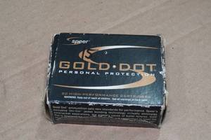 lot 219 image: 15 Speer Gold Dot .25 Auto 35 Gr GDHP Ammo