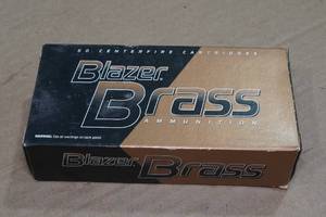 lot 230 image: 50 CCI Blazer Brass 9mm Luger 115 Gr FMJ Ammo
