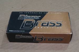 lot 231 image: 50 CCI Blazer Brass 9mm Luger 115 Gr FMJ Ammo