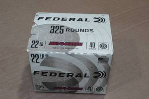 lot 251 image: 325 Federal Automatch .22 LR 40 Gr RN Ammo