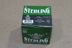 lot 256 image: 25 Sterling .410 Bore 2-12 Slugs
