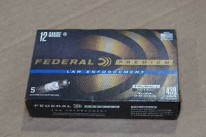 lot 269 image: 5 Federal Premium LE 12 Gauge 2-34 Tactical HP Rifled Slugs