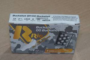 lot 274 image: 5 Rio 12 Gauge 2-34 00 Buckshot Shotshells