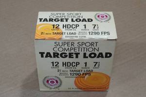lot 279 image: 25 Estate Super Sport 12 Gauge 2-34 7-12 Shot Shotshells