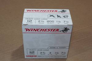 lot 281 image: 25 Winchester 12 Gauge 2-34 7-12 Lead Shot Shotshells