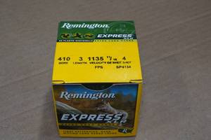 lot 297 image: 25 Remington Express .410 Bore 3 4 Shot Shotshells