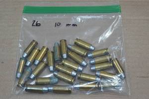 lot 313 image: 26 10mm Auto Lead FN Ammo