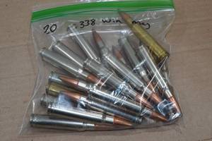 lot 314 image: 20 .338 Win Mag PSP Ammo