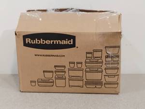 lot 27 image: NEW RUBBERMAID FOOD STORAGE CONTAINERS WITH LIDS
