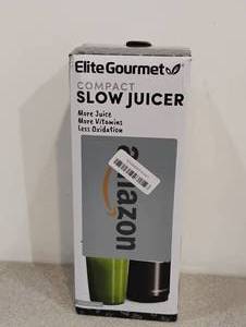 lot 50 image: NEW ELITE GOURMET COMPACT SLOW JUICER