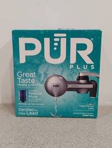 lot 41 image: NEW PUR PLUS ADVANCED FAUCET WATER FILTRATION SYSTEM