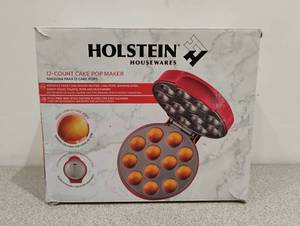 lot 55 image: NEW HOLSTEIN HOUSEWARES 12-COUNT CAKE POP MAKER