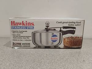 lot 70 image: NEW HAWKINS STAINLESS STEEL PRESSURE COOKER