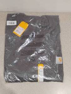 lot 114 image: NEW CARHARTT MENS RELAXED FIT 3 BUTTON POCKET SHIRT SIZE LARGE