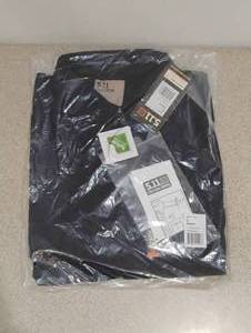 lot 120 image: NEW 5.11 TACTICAL SERIES BUTTON UP LONG SLEEVE SHIRT SIZE LARGE