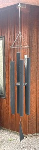 lot 24 image: Beautiful Black Wind Chime