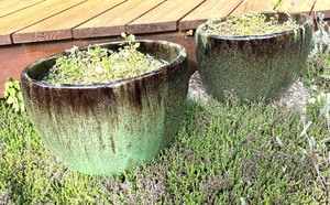 lot 94C image: Two Pretty Planters