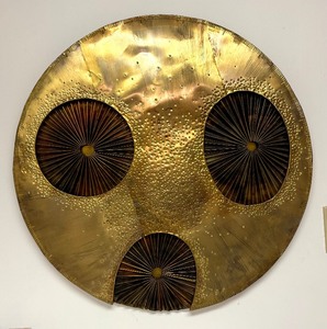 lot 7 image: Mid-Century Modern Wall Abstract Brutalist Art