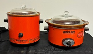 lot 103 image: Two Vintage Rival Crock Pots