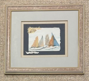 lot 124 image: Original Handmade Paper Art by M. Whiting Rose