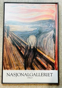 lot 70 image: Nasjonalgalleriet Edvard Much Scream (1863 - 1944) Framed Poster Print